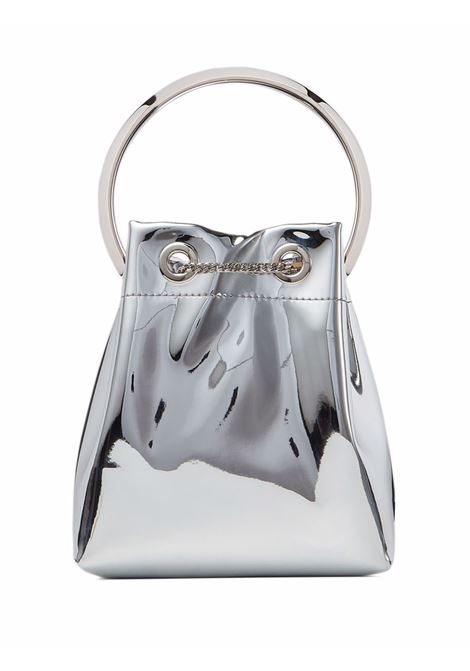 Borsa a secchiello bon bon in argento Jimmy choo - donna JIMMY CHOO | BONBONXVKSLVR